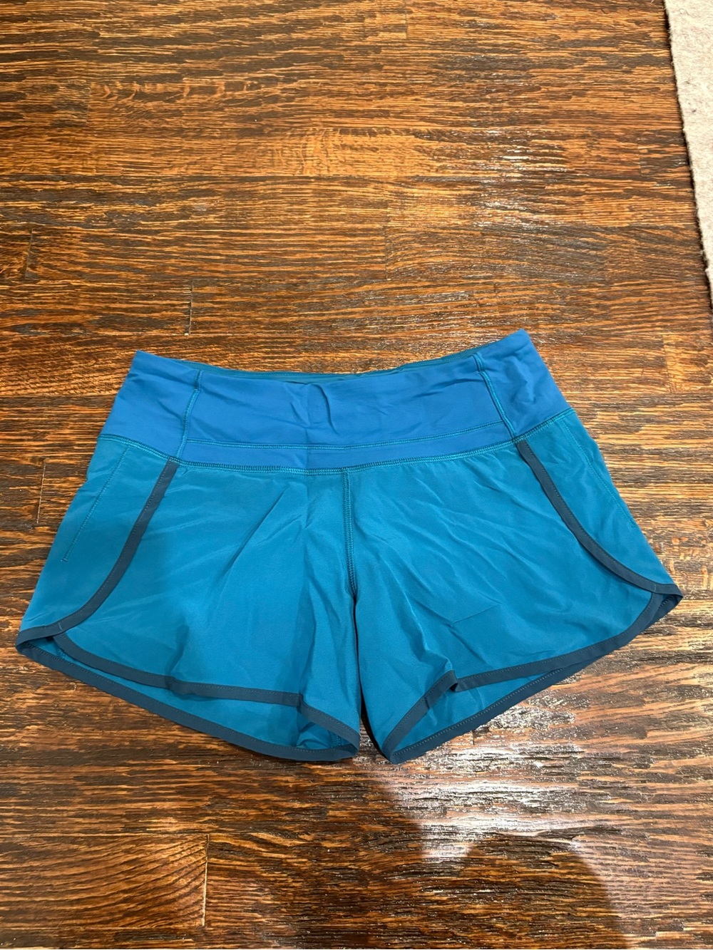 Lululemon Women’s Athletic Teal Running Shorts - Size 4